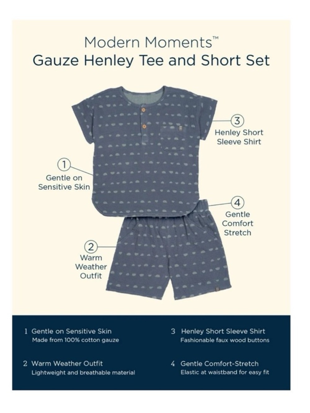 Kid’s Textured Linen Matching Set - Picture 5 of 10